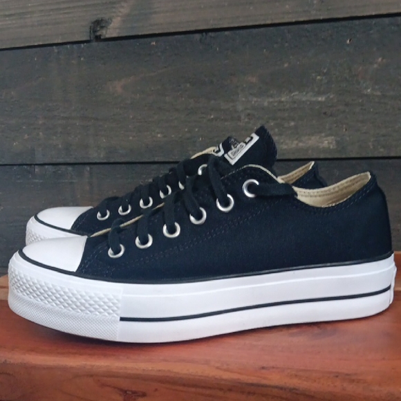 Converse All Star Classic Black Canvas Sneakers - Picture 3 of 11